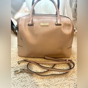 Kate Spade Beige Leather Handle Bag